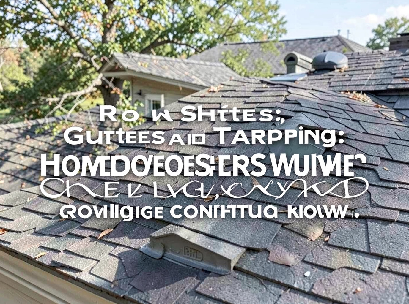 Roof Shingles, Gutters, and Tarping: What Homeowners in Greenville, NC Should Know